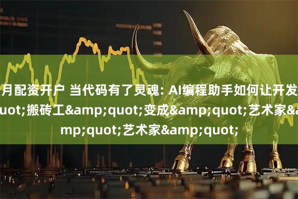 按月配资开户 当代码有了灵魂: AI编程助手如何让开发者从&quot;搬砖工&quot;变成&quot;艺术家&quot;